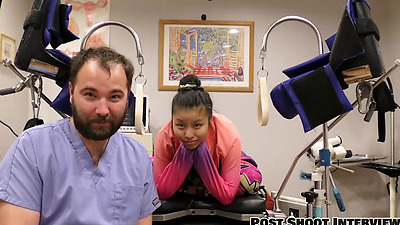 Raya Nguyen Sucks Cock And Gets Fingered By Doctor