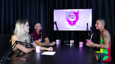 CAROLETA ROOTS' BEST MOMENTS ON BORA CAST WITH BRUNA CARLOS - PART 2 (WATCH ON: SHEER/RED)