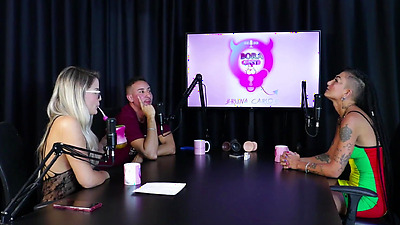 CAROLETA ROOTS' BEST MOMENTS ON BORA CAST WITH BRUNA CARLOS - PART 2 (WATCH ON: SHEER/RED)