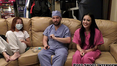 Blaire Celeste Sucks Penis And Gets Pussy Blasted With Cum, Nurses POV