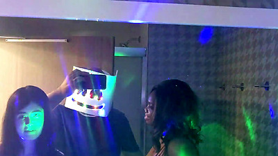 Wealthy African Couple Sex Play with tight pussy Chinese Nanny clip