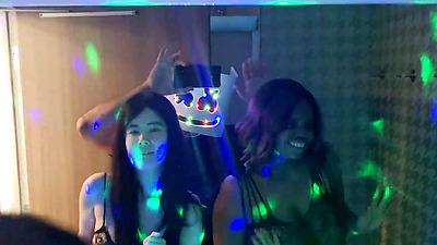 Wealthy African Couple Sex Play with tight pussy Chinese Nanny clip