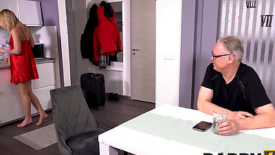 DADDY4K. Hans doesnt miss chance to fucked pussy of sons girlfriend