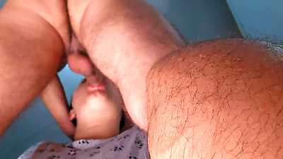 My simple loving and concerned Step Mom gives a rich and deep drooling blowjob, showed me how deep she can deepthroat to relieve my dick, I fucked her in return