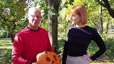 Pumpkin Crushed Cum Submissive, Dolly's Vengeful Gangbang For Porno Dan!