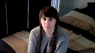 College Whore Earns Her A+ Swallowing