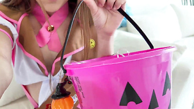 Chick Scout Earns Her Cum Bitch Badge