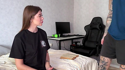 Brunette rides my shaft like never before