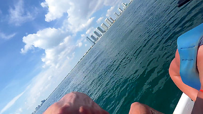 JetSki POV Fuck With Wild Mackenzie Mace And Aquatic Voyeurs. I LOVE MIAMI!!
