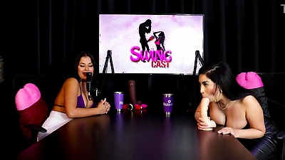 COMPILADO DA AMY YAMAGUCHI NO SWING CAST COM TIFANY ROCHA (WATCH ON: SHEER/RED)