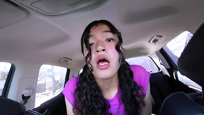 Teenage Latina Gets Fucked in a Truck