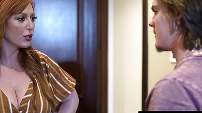 Ginger MILF Lauren Phillips Gives Stepson A Sex Lesson!