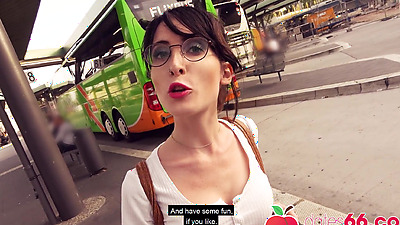 Funky Wannabe Teen! Lou Nesbit Fucked between Cars! Dates66