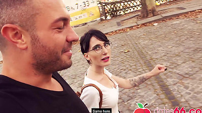 Funky Wannabe Teen! Lou Nesbit Fucked between Cars! Dates66