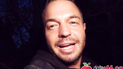 Kessie Shy FUCKED behind billboard in Berlin! Dates66