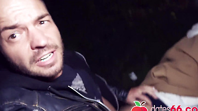 Kessie Shy FUCKED behind billboard in Berlin! Dates66