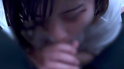 裏すじ攻めフェラも得意な女の子cum in mohth blowjob