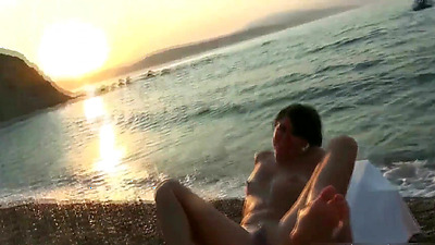 The hottest masses of beach fucks in Greece! Hairy milf hard fucked on the beach