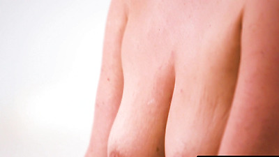 ADULT TIME - Gorgeous MILF Masseuse Slimthick Vic Oils Up Client's Shaft Before Sucking It Dry!