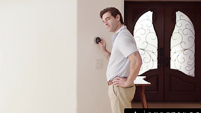 PURE TABOO Naturally Stacked Bella Rolland In Heat Goes WILD For AC Repairman