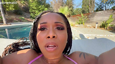 MY POV - CALI SWEETS LOVES TO DEEP THROAT MY BIG DICK