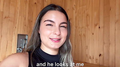 My Neighbor is a married man and I convince him to fuck my hairy pussy while his wife is looking for him! Liatovar