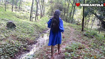 Stunning Asian Hottie Takes It All in Hardcore Action In Forest