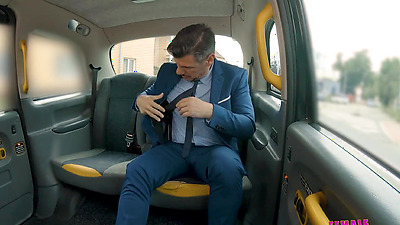 Female Fake Taxi This guy gets lucky with a horny female taxi driver
