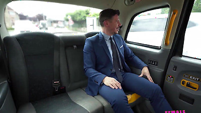 Female Fake Taxi This guy gets lucky with a horny female taxi driver