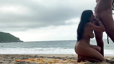 Fucking My Best Friend’s Wife On a Nude Beach During a Business Trip, REAL COUPLE CAUGHT US