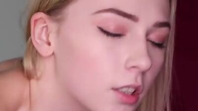 Jenny Wild walks in on her stepbro making dessert and seduces him into eating out her creamy bald twat instead