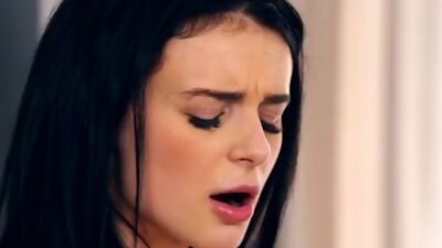 Sleek and sexy bombshell Kate Rich thanks her lover for his gift by sucking him off and riding his fuck stick