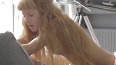 Sexy video art shows hot chick fucking a guy