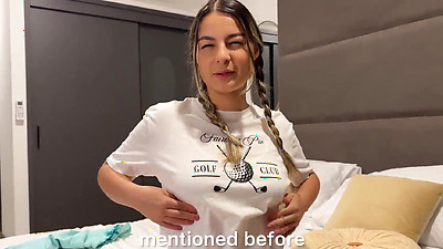 Petite blonde convinces stranger at gym to come to her place and fucks him till creampie in her hairy pussy! Liatovar