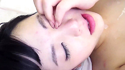 Uncensored JAV Porn - Multiple Creampies and Bukkake at Gangbang for Petite Teen in Japan by Many old Guys