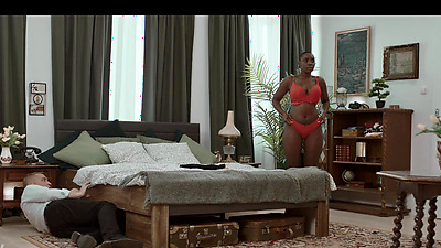 Time Traveler Goes Back In Time And Face Fucks Natural Black Chick - Interracial Time Freeze Sex