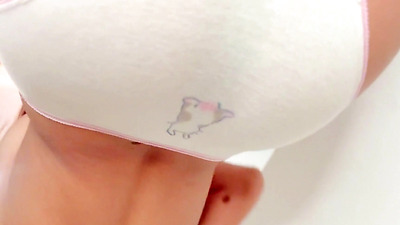 Woman with a big butt penetrates herself with her sex toys when she is alone at home