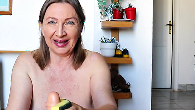 A Mother's Touch: Granny Cleans the Room And Hard Dick