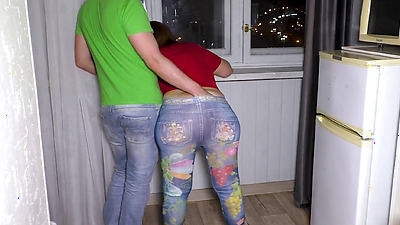 Stepmom did not expect that her stepson would show interest in her big butt and fuck in anal