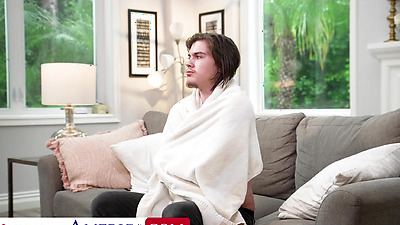 Busty Redhead Sophia Locke Gets Her Needs Fulfilled With Her Boyfriend's Son's Dick