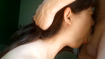 Good girls enjoy their training. deep throat my little whore gagging and swallowing cum