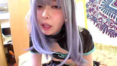 The best pillow business sex with a cyber beautiful chick! A fair-skinned, slender, teasing cafe chick gets a huge creampie! [Misuzu (20)]