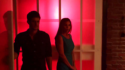 A stepmom who has enormous boobs gets seduced