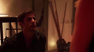 A stepmom who has enormous boobs gets seduced