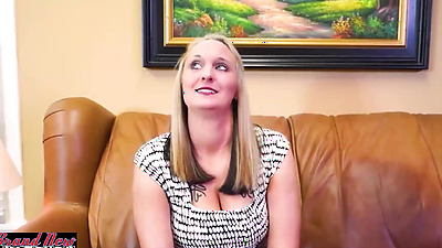 Petite Busty Blonde Breanna Sucks A Dick And Gets Banged!