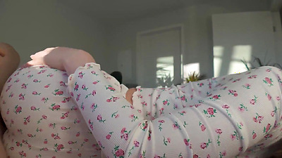 Morning Sex with Horny Big Tits Roommate Chick ended with a Creampie2