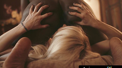 MIXEDX - Kinky Interracial Pleasure With Sexy Ebony Zaawaadi And Hot MILF Christina Shine