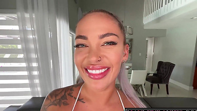 Naughty Big Butt Girl Hayley Davies Sucks On Jmac's Fat Cock!