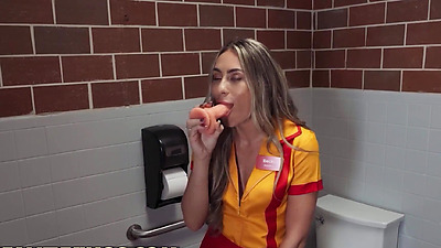 REALITY KINGS - Waitress MacKenzie Mace Wants To Fuck, Lucky For Her Muscular Customer GI Joey Is There To Help