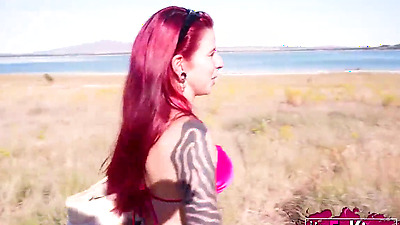 Nail Sofia Santana!! Our dirtiest amateur girl seduces up random guys at the lake!!